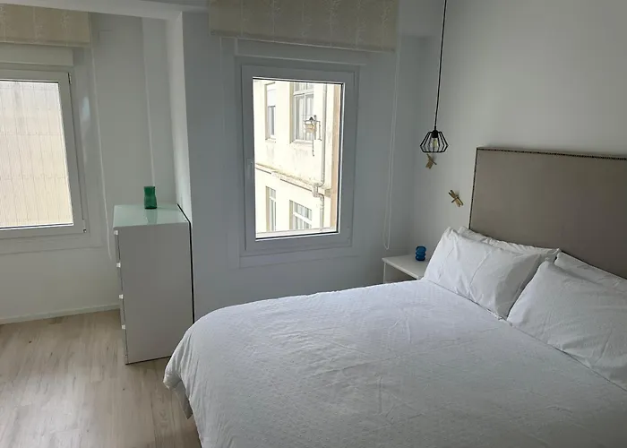 Piso Con Vistas A La Playa De Riazor アパート *